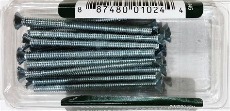 what size screws used for metal electrical boxes|screw size for outlet box.